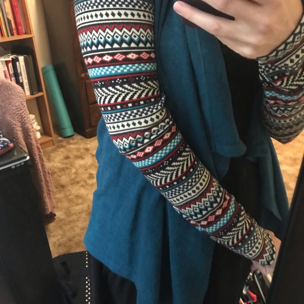 Sweater with tribal design